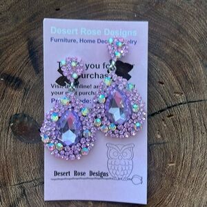 Lilac Clip On Earrings 22